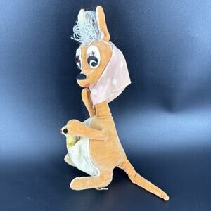 Vintage R. Dakin Dream Pets Matilda 8" Kangaroo & Baby Joey Japan Stuffed Animal